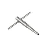 Maxbell Ratchet Tap Wrench Steel Tapping Ratchet Hand Tool for Trombone Trumpet 1cm