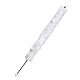 Maxbell Flute Clarinet Cotton Cleaning Brush Durable Music Instrument Parts Portable white