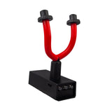 Maxbell Guitar Wall Rack Stand Non Slip Holder for Ukulele Accessories Instrument Red Lights