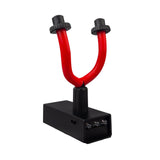 Maxbell Guitar Wall Rack Stand Non Slip Holder for Ukulele Accessories Instrument Red Lights