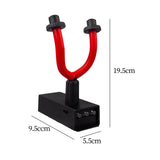 Maxbell Guitar Wall Rack Stand Non Slip Holder for Ukulele Accessories Instrument Red Lights