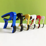 Maxbell Universal Guitar Capo Aluminum Alloy for Fretboard Mandolin Accessories Argent