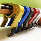 Maxbell Universal Guitar Capo Aluminum Alloy for Fretboard Mandolin Accessories Argent
