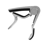 Maxbell Universal Guitar Capo Aluminum Alloy for Fretboard Mandolin Accessories Argent