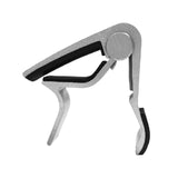 Maxbell Universal Guitar Capo Aluminum Alloy for Fretboard Mandolin Accessories Argent