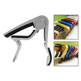 Maxbell Universal Guitar Capo Aluminum Alloy for Fretboard Mandolin Accessories Argent