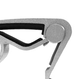 Maxbell Universal Guitar Capo Aluminum Alloy for Fretboard Mandolin Accessories Argent