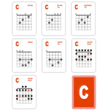 Maxbell 49x Guitar Chords Card Reference Guide Cards for Guitarists Teachers Practice