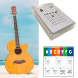 Maxbell 49x Guitar Chords Card Reference Guide Cards for Guitarists Teachers Practice