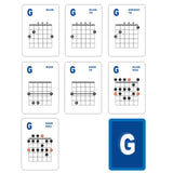 Maxbell 49x Guitar Chords Card Reference Guide Cards for Guitarists Teachers Practice