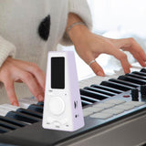 Maxbell Digital Metronome LCD Display Screen High Accuracy for Instrument Ukulele Amaranth