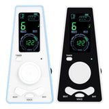 Maxbell Digital Metronome LCD Display Screen High Accuracy for Instrument Ukulele Black
