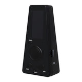 Maxbell Digital Metronome LCD Display Screen High Accuracy for Instrument Ukulele Black