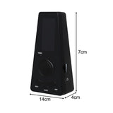 Maxbell Digital Metronome LCD Display Screen High Accuracy for Instrument Ukulele Black