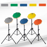 Maxbell Drum practice pads Snare Drum Stand Set for Percussion Instrument Accessory Blue