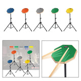 Maxbell Drum practice pads Snare Drum Stand Set for Percussion Instrument Accessory Blue