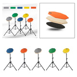 Maxbell Drum practice pads Snare Drum Stand Set for Percussion Instrument Accessory Blue