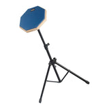 Maxbell Drum practice pads Snare Drum Stand Set for Percussion Instrument Accessory Blue