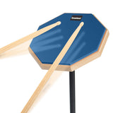 Maxbell Drum practice pads Snare Drum Stand Set for Percussion Instrument Accessory Blue