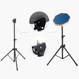 Maxbell Drum practice pads Snare Drum Stand Set for Percussion Instrument Accessory Blue