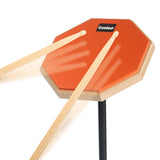 Maxbell Drum practice pads Snare Drum Stand Set for Percussion Instrument Accessory Orange