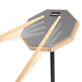 Maxbell Drum practice pads Snare Drum Stand Set for Percussion Instrument Accessory Grey