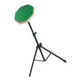 Maxbell Drum practice pads Snare Drum Stand Set for Percussion Instrument Accessory Green