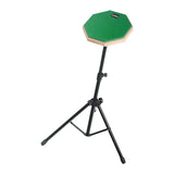 Maxbell Drum practice pads Snare Drum Stand Set for Percussion Instrument Accessory Green