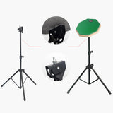 Maxbell Drum practice pads Snare Drum Stand Set for Percussion Instrument Accessory Green