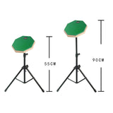 Maxbell Drum practice pads Snare Drum Stand Set for Percussion Instrument Accessory Green