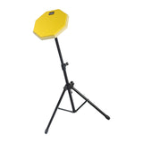 Maxbell Drum practice pads Snare Drum Stand Set for Percussion Instrument Accessory Yellow