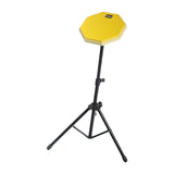Maxbell Drum practice pads Snare Drum Stand Set for Percussion Instrument Accessory Yellow
