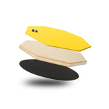 Maxbell Drum practice pads Snare Drum Stand Set for Percussion Instrument Accessory Yellow