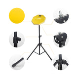 Maxbell Drum practice pads Snare Drum Stand Set for Percussion Instrument Accessory Yellow