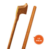 Maxbell Unfinished Violin Bow Handmade Replacement Durable Beginner Professional 60cm