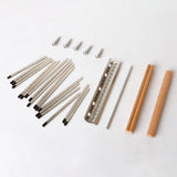 Maxbell 17 Keys Thumb Piano Keys Set Instrument Accessories for Piano Music Lover
