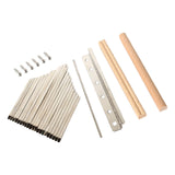 Maxbell 21 Key Thumb Piano DIY Accessories Carved Scales for Recording Family