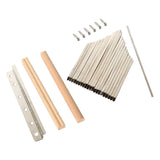 Maxbell 21 Key Thumb Piano DIY Accessories Carved Scales for Recording Family