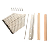 Maxbell 21 Key Thumb Piano DIY Accessories Carved Scales for Recording Family