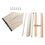 Maxbell 21 Key Thumb Piano DIY Accessories Carved Scales for Recording Family