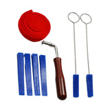 Maxbell 8 Pieces Piano Tuning Set Rubber Mutes Set for Professionals Beginners