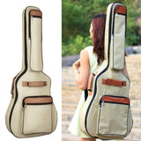 Maxbell Professional Electric Guitar Bass Bags Carrying Case Storage Handbag Travel khaki