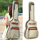 Maxbell Professional Electric Guitar Bass Bags Carrying Case Storage Handbag Travel khaki