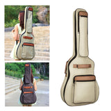 Maxbell Professional Electric Guitar Bass Bags Carrying Case Storage Handbag Travel khaki