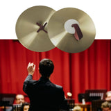 Maxbell Crash Cymbals Pair Musical Instrument for Professional Party Stage Show 10inch