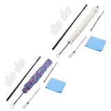 Maxbell Soft Cotton Clarinet Cleaner Tool Set for Trombone Lightweight Practical coloful