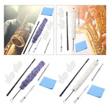 Maxbell Soft Cotton Clarinet Cleaner Tool Set for Trombone Lightweight Practical coloful