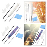 Maxbell Soft Cotton Clarinet Cleaner Tool Set for Trombone Lightweight Practical coloful
