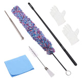 Maxbell Soft Cotton Clarinet Cleaner Tool Set for Trombone Lightweight Practical coloful