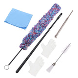 Maxbell Soft Cotton Clarinet Cleaner Tool Set for Trombone Lightweight Practical coloful